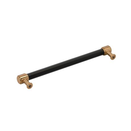 Lazzara Appliance Pull Black Leather