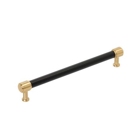 Lazzara Appliance Pull Black Leather