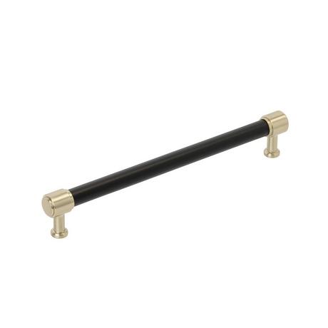 Lazzara Appliance Pull Black Leather