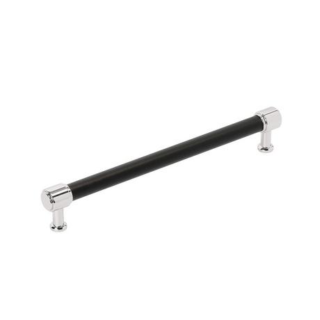 Lazzara Appliance Pull Black Leather