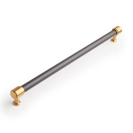 Lazzara Oversized Cabinet Pull Black Leather