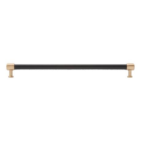 Lazzara Oversized Cabinet Pull Black Leather