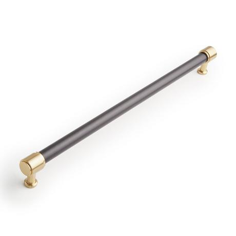 Lazzara Oversized Cabinet Pull Black Leather