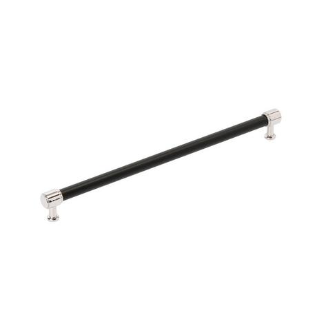 Lazzara Oversized Cabinet Pull Black Leather