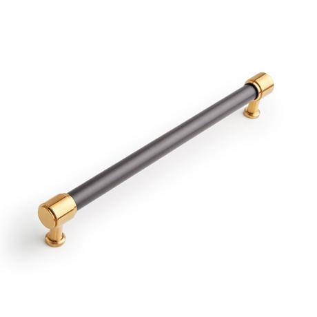 Lazzara Oversized Cabinet Pull Black Leather