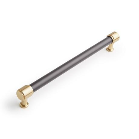 Lazzara Oversized Cabinet Pull Black Leather