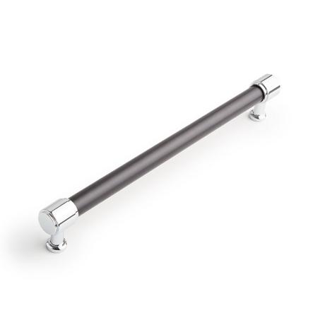 Lazzara Oversized Cabinet Pull Black Leather