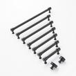 10-1/16" Lazzara Oversized Cabinet Pull Black Leather - Matte Black, , large image number 1