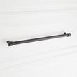 10-1/16" Lazzara Oversized Cabinet Pull Black Leather - Matte Black, , large image number 3