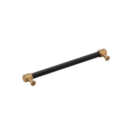 Lazzara Oversized Cabinet Pull Black Leather