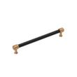 Lazzara Oversized Cabinet Pull Black Leather, , large image number 0