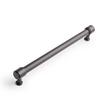 8-13/16" Lazzara Oversized Cabinet Pull Black Leather - Matte Black, , large image number 0