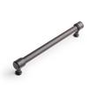 6-5/16" Lazzara Cabinet Pull Black Leather - Matte Black, , large image number 0