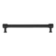 6-5/16" Lazzara Cabinet Pull Black Leather - Matte Black, , large image number 2
