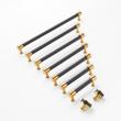 Lazzara Cabinet Pull Black Leather, , large image number 8