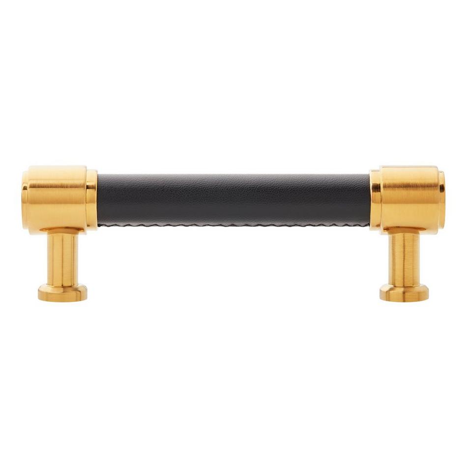 Lazzara Cabinet Pull Black Leather, , large image number 9
