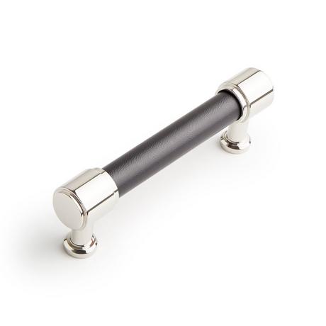 Lazzara Cabinet Pull Black Leather