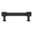 3-3/4" Lazzara Cabinet Pull Black Leather - Matte Black, , large image number 2