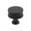 Lazzara Round Cabinet Knob Black Leather, , large image number 4