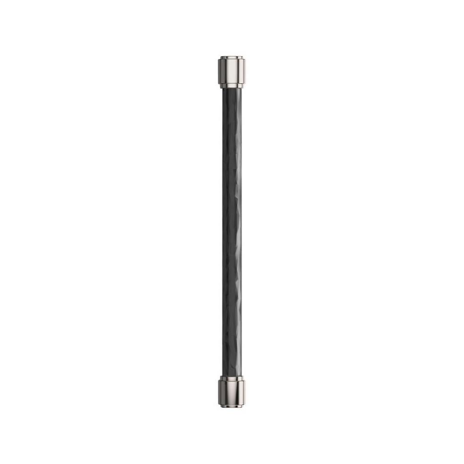 12" Lazzara Textured Appliance Pull - Matte Black/Polished Nickel, , large image number 1