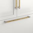 12" Lazzara Textured Appliance Pull - Golden Champagne/Satin Nickel, , large image number 0