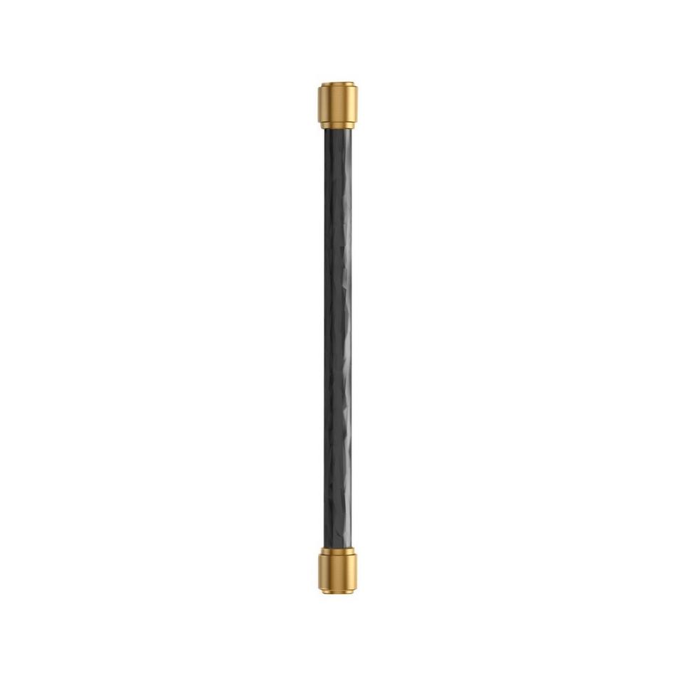 12" Lazzara Textured Appliance Pull - Matte Black/Champagne Bronze, , large image number 1