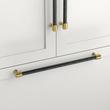 12" Lazzara Textured Appliance Pull - Matte Black/Champagne Bronze, , large image number 0