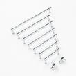12-5/8" Lazzara Textured Oversized Cabinet Pull - Polished Chrome, , large image number 1