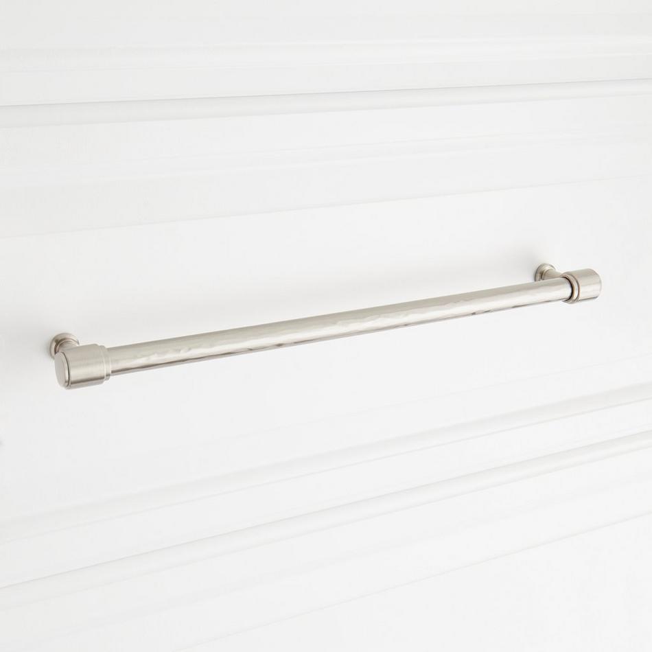 12-5/8" Lazzara Textured Oversized Cabinet Pull - Satin Nickel, , large image number 3