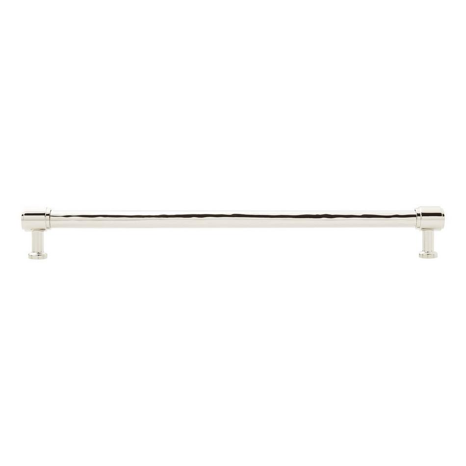 12-5/8" Lazzara Textured Oversized Cabinet Pull - Polished Nickel, , large image number 2