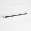 12-5/8" Lazzara Textured Oversized Cabinet Pull - Matte Black/Polished Nickel, , large image number 3