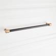 12-5/8" Lazzara Textured Oversized Cabinet Pull - Matte Black/Champagne Bronze, , large image number 3