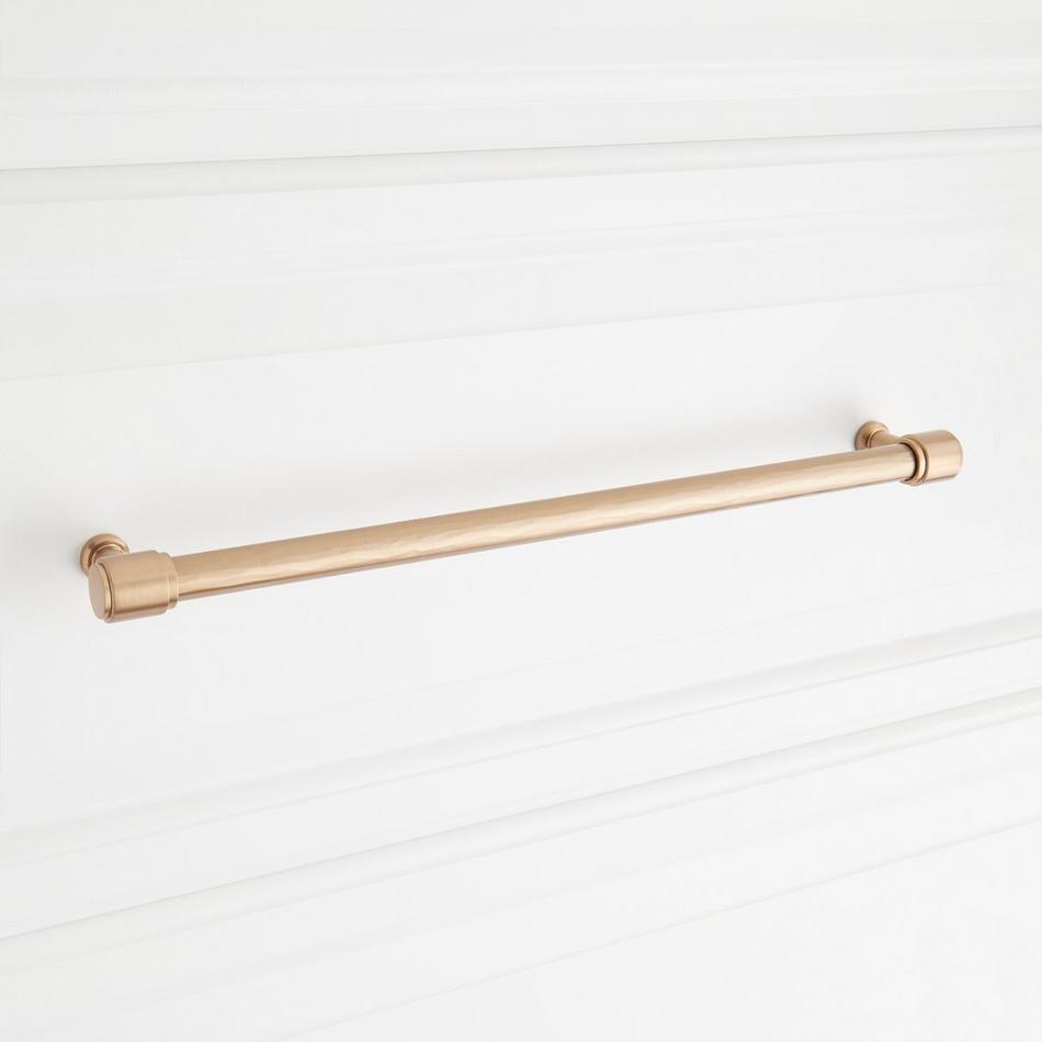 10-1/16" Lazzara Textured Oversized Cabinet Pull - Champagne Bronze, , large image number 3