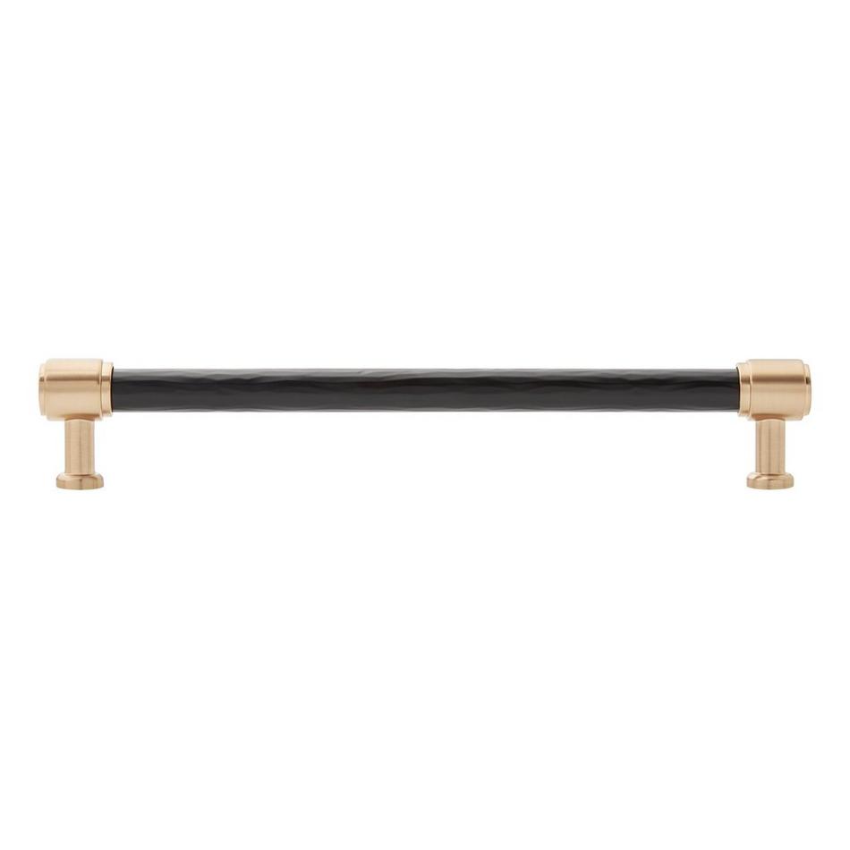 10-1/16" Lazzara Textured Oversized Cabinet Pull - Matte Black/Champagne Bronze, , large image number 2