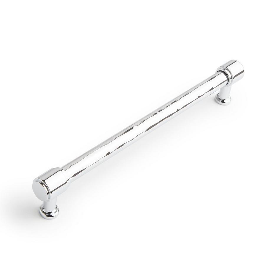 8-13/16" Lazzara Textured Oversized Cabinet Pull - Polished Chrome, , large image number 0