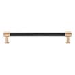 8-13/16" Lazzara Textured Oversized Cabinet Pull - Matte Black/Champagne Bronze, , large image number 2