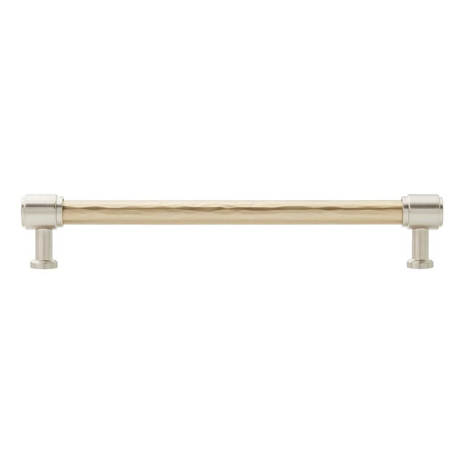 7-9/16" Lazzara Textured Cabinet Pull - Golden Champagne/Satin Nickel, , large image number 2