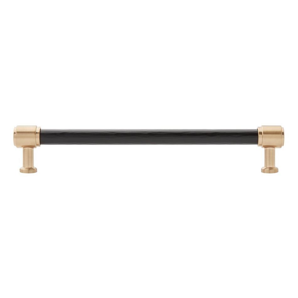 7-9/16" Lazzara Textured Cabinet Pull - Matte Black/Champagne Bronze, , large image number 2