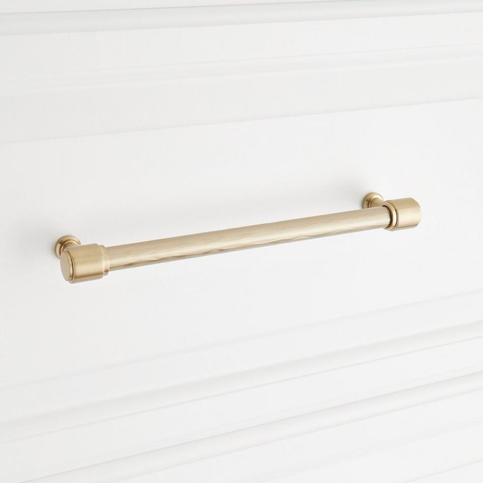 6-5/16" Lazzara Textured Cabinet Pull - Golden Champagne, , large image number 3