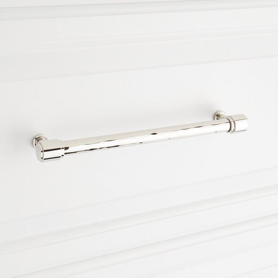 6-5/16" Lazzara Textured Cabinet Pull - Polished Nickel, , large image number 3