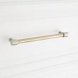 6-5/16" Lazzara Textured Cabinet Pull - Golden Champagne/Satin Nickel, , large image number 3
