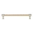 6-5/16" Lazzara Textured Cabinet Pull - Golden Champagne/Satin Nickel, , large image number 2