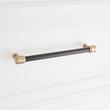 6-5/16" Lazzara Textured Cabinet Pull - Matte Black/Champagne Bronze, , large image number 3