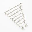 5-1/16" Lazzara Textured Cabinet Pull - Satin Nickel, , large image number 1