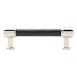 5-1/16" Lazzara Textured Cabinet Pull - Matte Black/Polished Nickel, , large image number 2