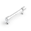 3-3/4" Lazzara Textured Cabinet Pull - Polished Chrome, , large image number 0