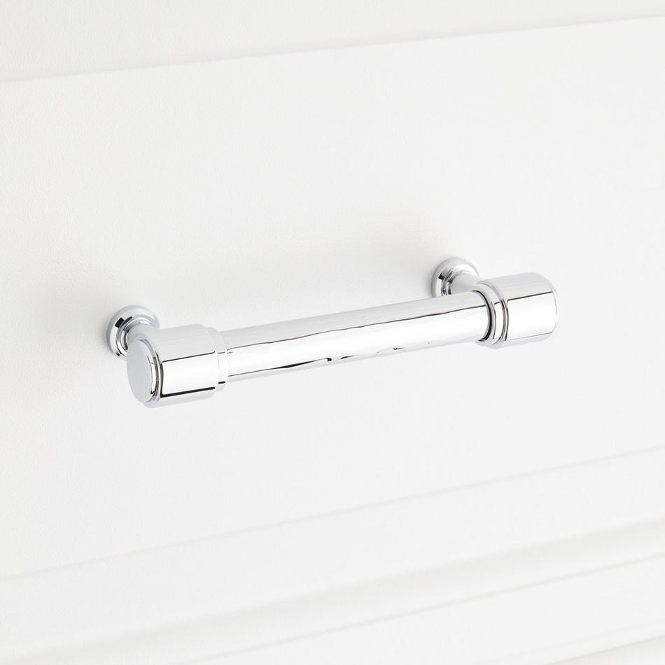 3-3/4" Lazzara Textured Cabinet Pull - Polished Chrome, , large image number 3