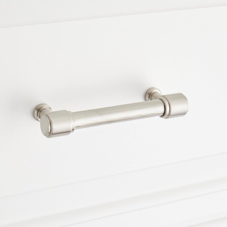 3-3/4" Lazzara Textured Cabinet Pull - Satin Nickel, , large image number 3