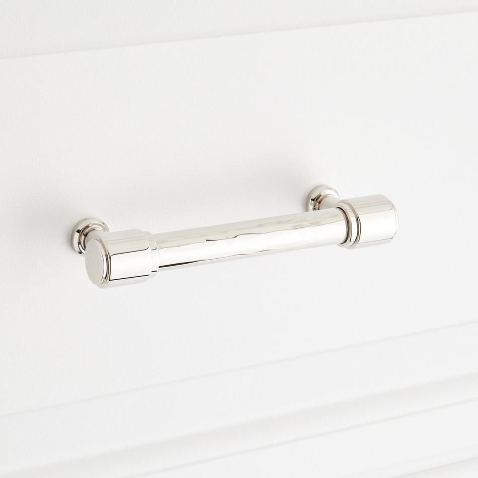 3-3/4" Lazzara Textured Cabinet Pull - Polished Nickel, , large image number 3