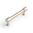 3-3/4" Lazzara Textured Cabinet Pull - Golden Champagne/Satin Nickel, , large image number 0